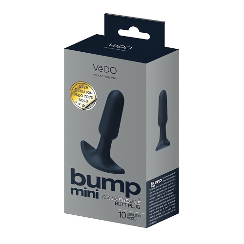 VeDO Bump Mini Plug Anal Recargable - Negro