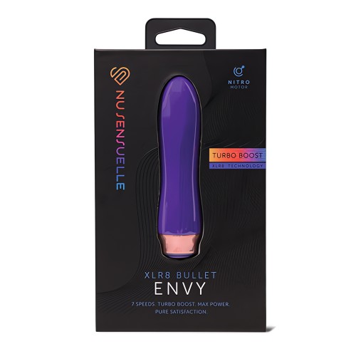Nu Sensuelle Envy XLR8 Bullet con Motor Nitro - Púrpura Oscuro