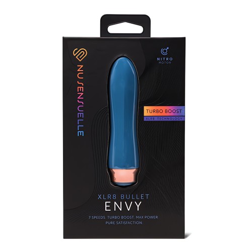 Nu Sensuelle Envy XLR8 Bullet con Motor Nitro - Turquesa Profundo