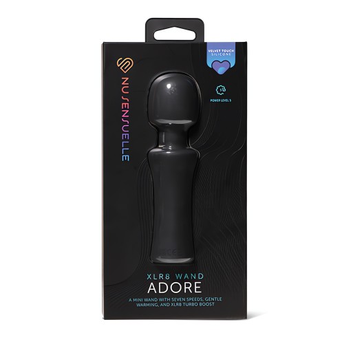 Nu Sensuelle Adore XRL8 Wand w/Heat - Black