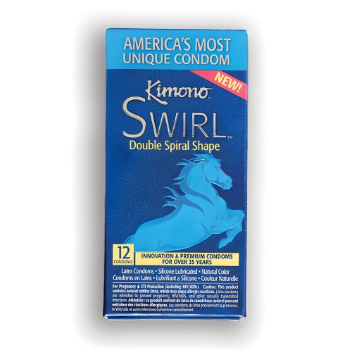 Kimono Swirl Condoms - 12 Pack