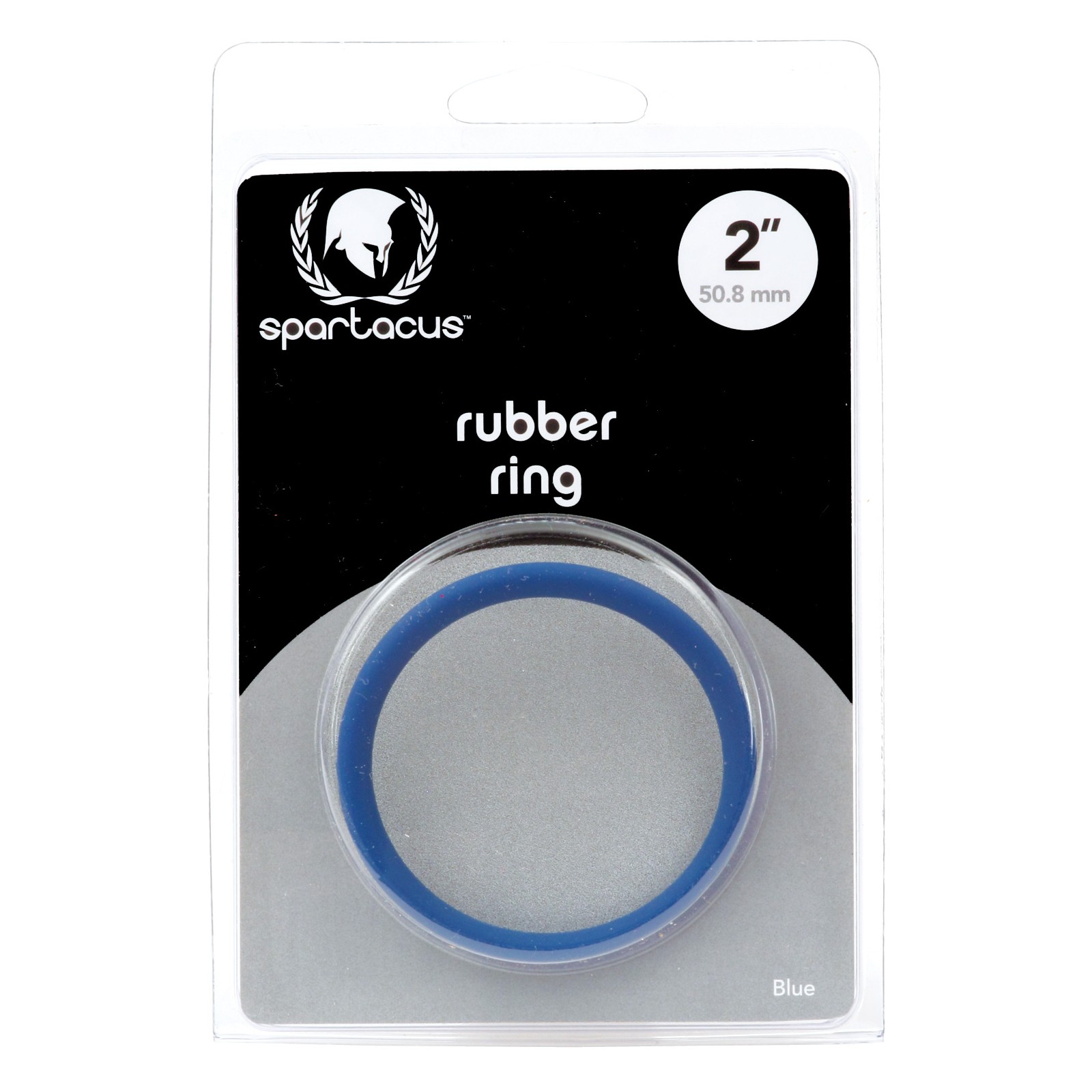 Spartacus Rubber Cock Ring 2 inch Blue Spartacus Rubber Cock Ring 2 inch Blue