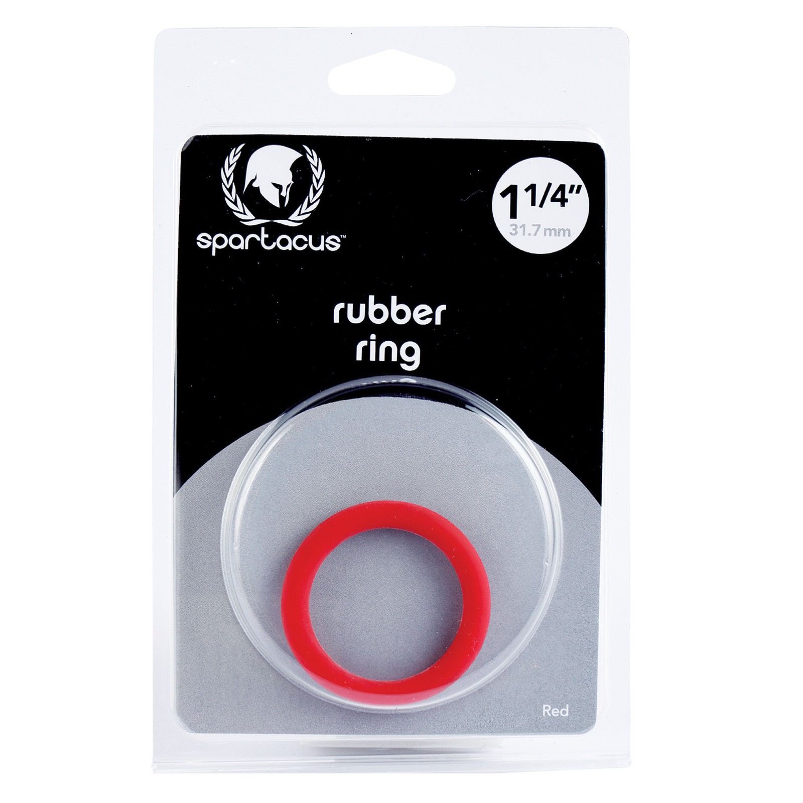 Spartacus Rubber Cock Ring Red Spartacus Rubber Cock Ring Red