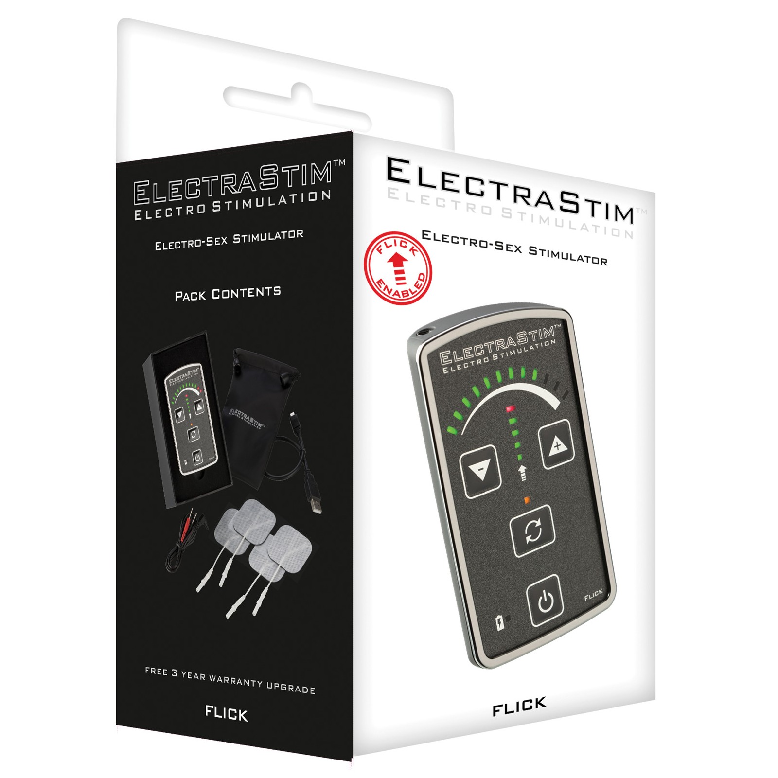ElectraStim Flick Pack Estimulador - Placer Personalizable ElectraStim Flick Pack Estimulador - Placer Personalizable
