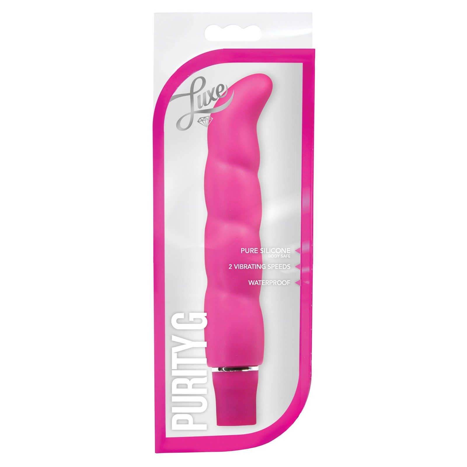 Vibrador de Silicona Blush Luxe Purity G Rosa Vibrador de Silicona Blush Luxe Purity G Rosa