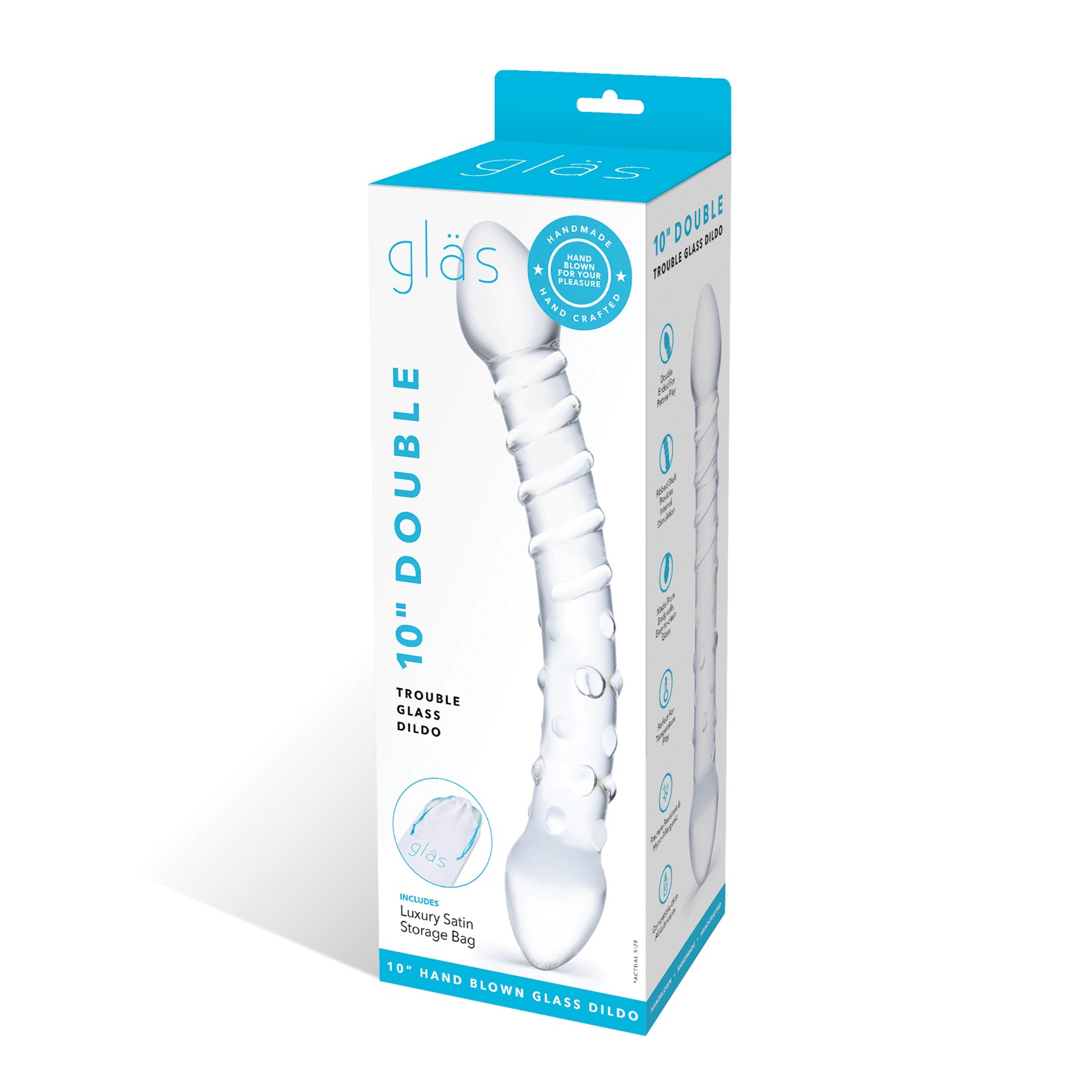 Dildo de Cristal Double Trouble Dildo de Cristal Double Trouble