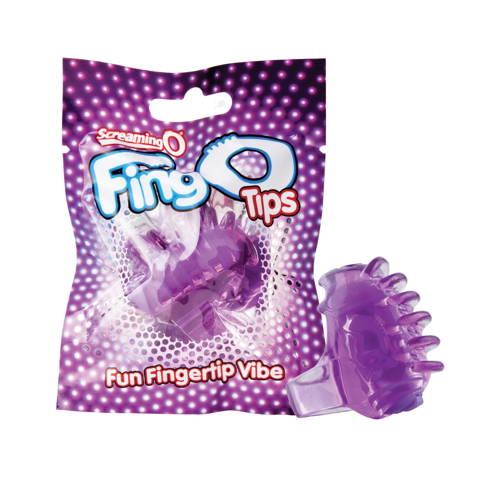 Mini Vibradores Screaming O FingO Tips Púrpura Mini Vibradores Screaming O FingO Tips Púrpura
