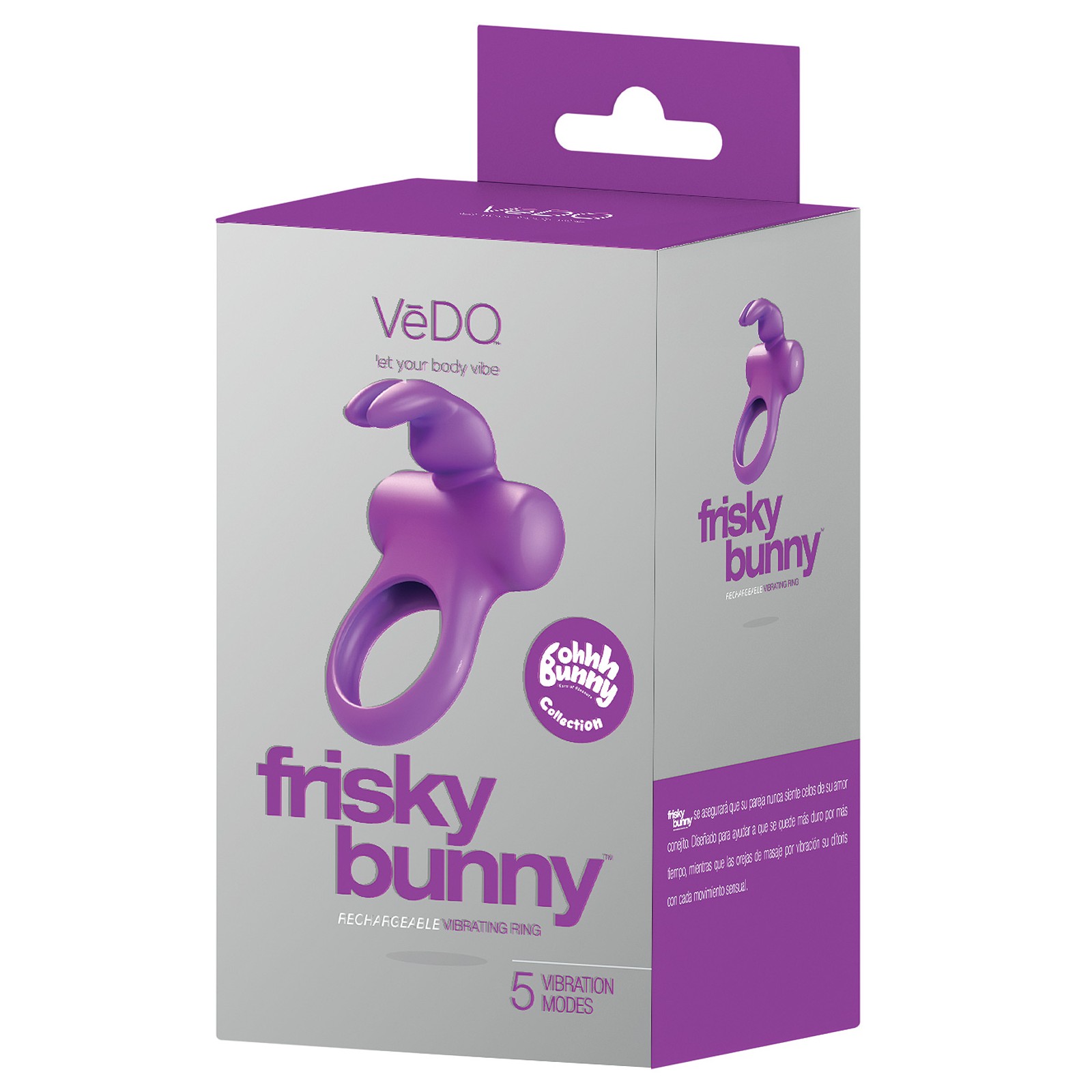 VeDO Frisky Bunny Rechargeable Ring Purple VeDO Frisky Bunny Rechargeable Ring Purple