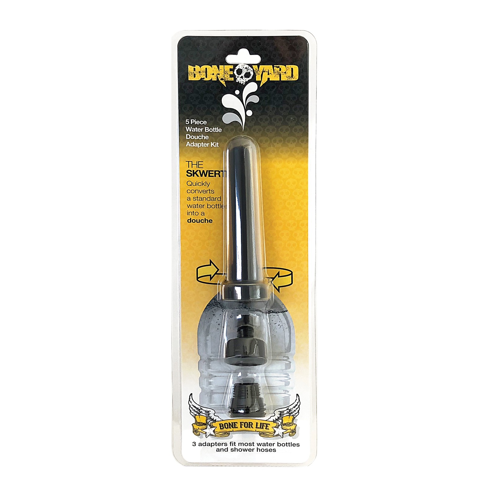Kit Adaptador de Ducha Boneyard Skwert para Botellas de Agua Kit Adaptador de Ducha Boneyard Skwert para Botellas de Agua