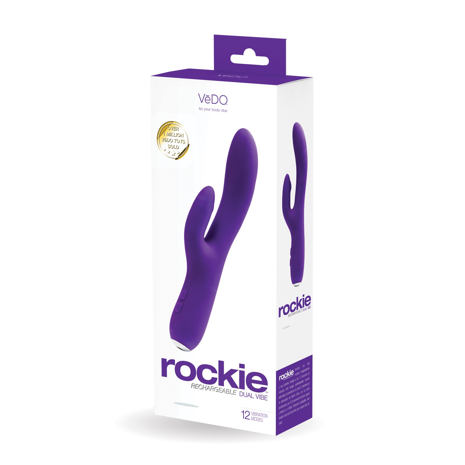 VeDO Rockie Rechargeable Dual Vibe Indigo VeDO Rockie Rechargeable Dual Vibe Indigo