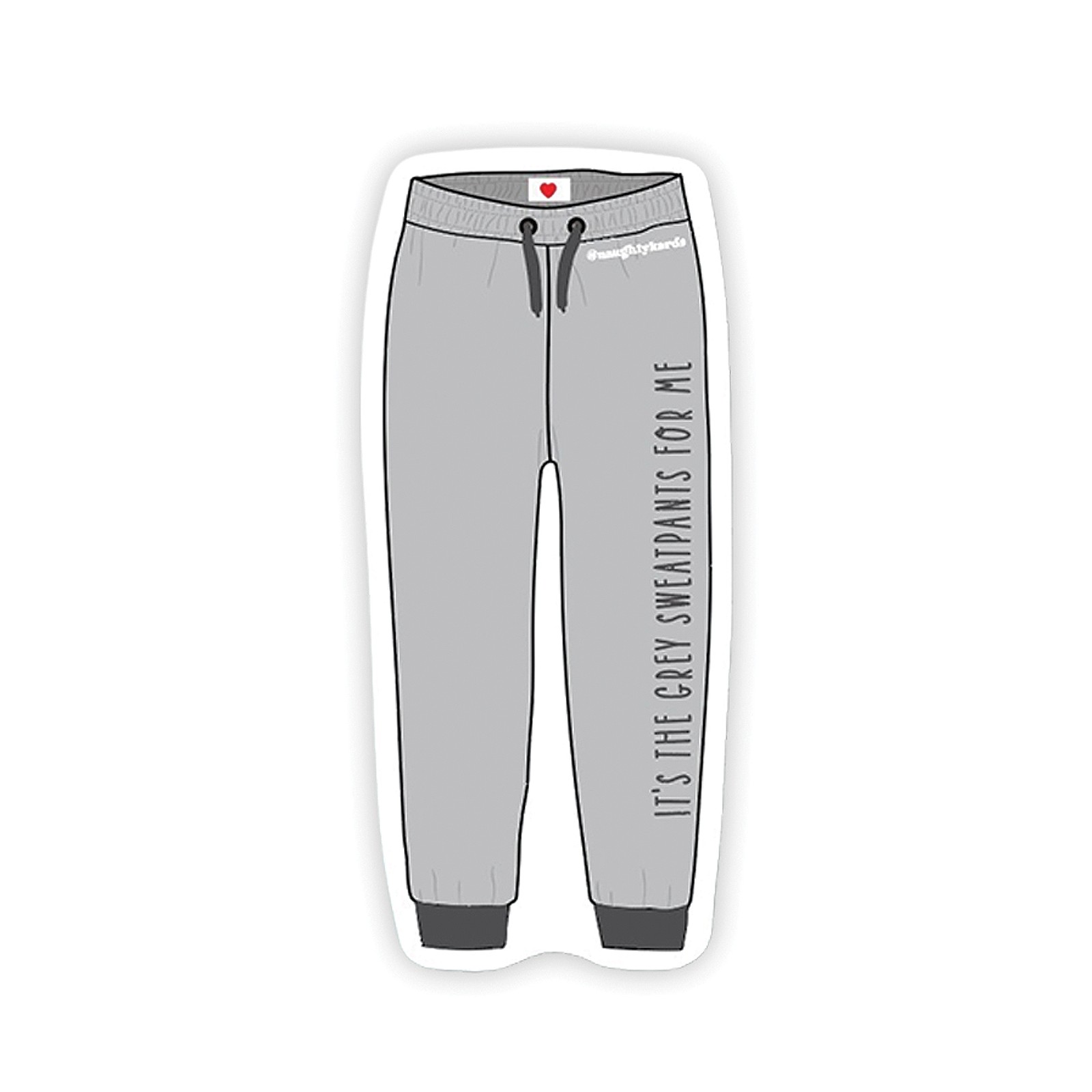 Grey Sweatpants Naughty Sticker Pack - Fun Personalization Grey Sweatpants Naughty Sticker Pack - Fun Personalization