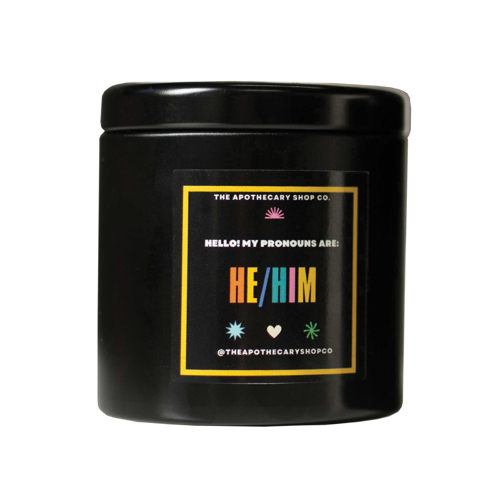 Gender Fluid He/Him Candle - Pineapple Sage Scent Gender Fluid He/Him Candle - Pineapple Sage Scent