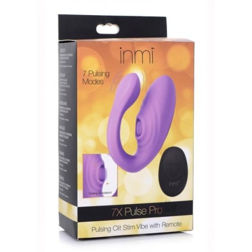 7x Pulse Pro Clitoral Stimulating Vibrator with Remote Control