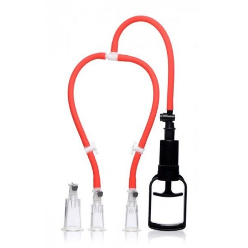 3 Way Suck Her Nipple And Clitoral Pump System