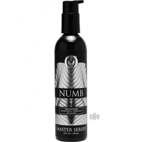 Numb Desensitizing Water Based Lubricant 3.5% Lidocaine 8oz