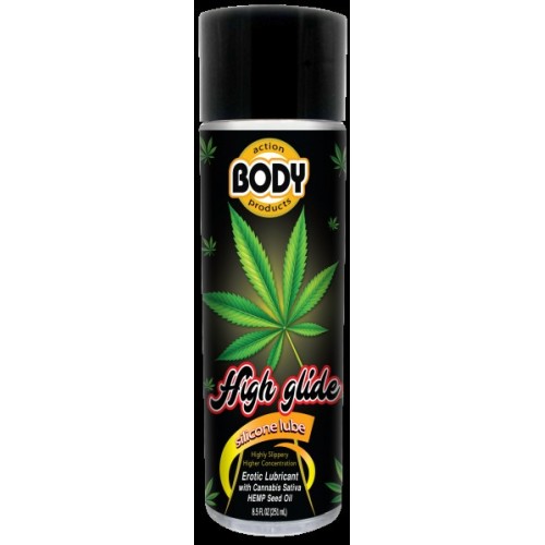 High Glide Erotic Silicone Lubricant 8.5oz for Maximum Pleasure