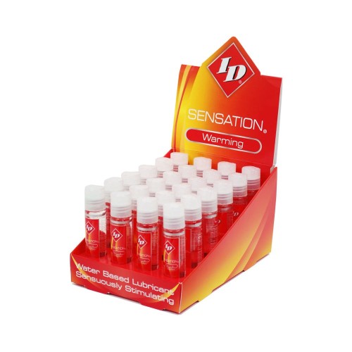 ID Sensation Warming Lubricant 1 Fl Oz Display