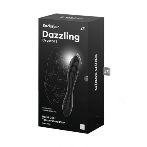 Satisfyer Dazzling Crystal 1 Elegant Glass Dildo