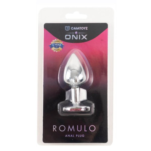 Onix Silver Romulo Anal Plug Extra Small